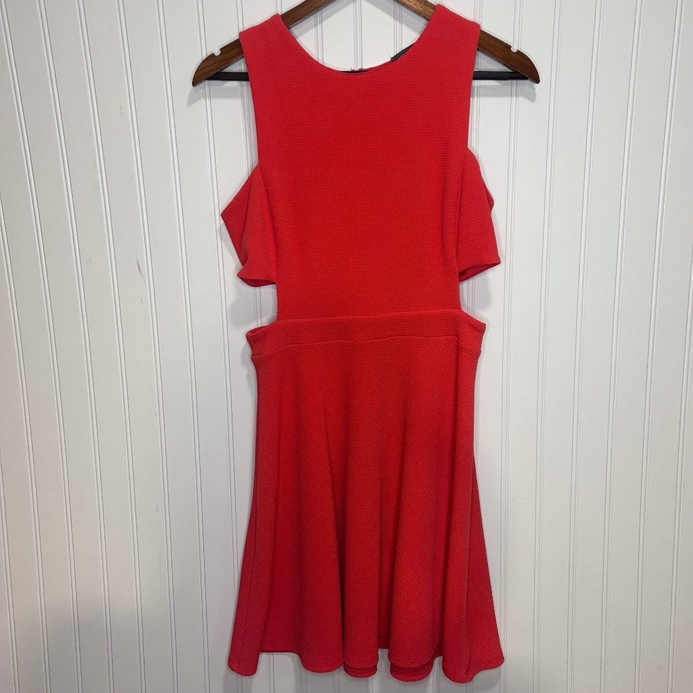 Soprano Dress The Cut Out Red/Pink/Coral Women's Large